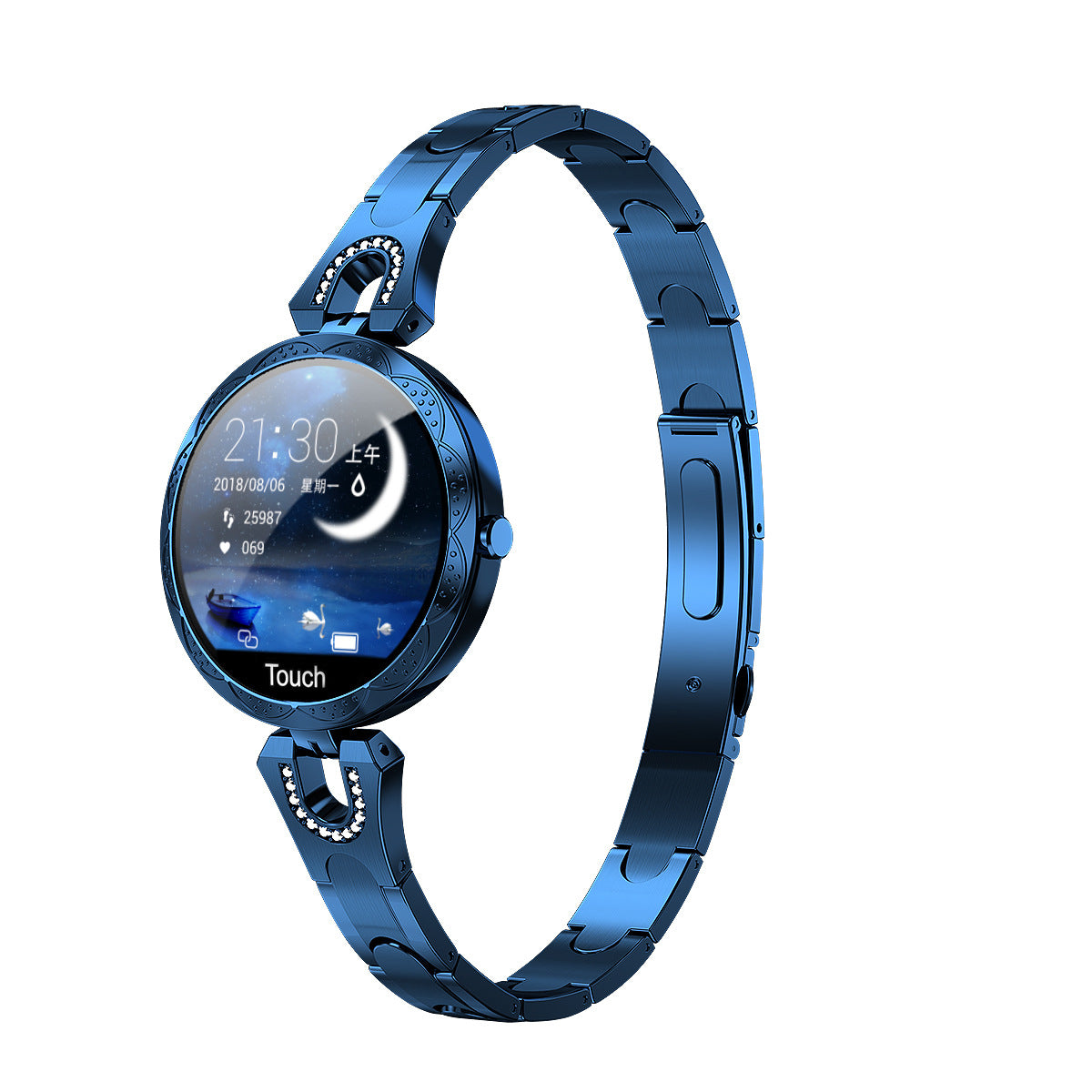 Modische Smartwatch Wasserdicht Herzfrequenzmesser Sport Damenarmbanduhren