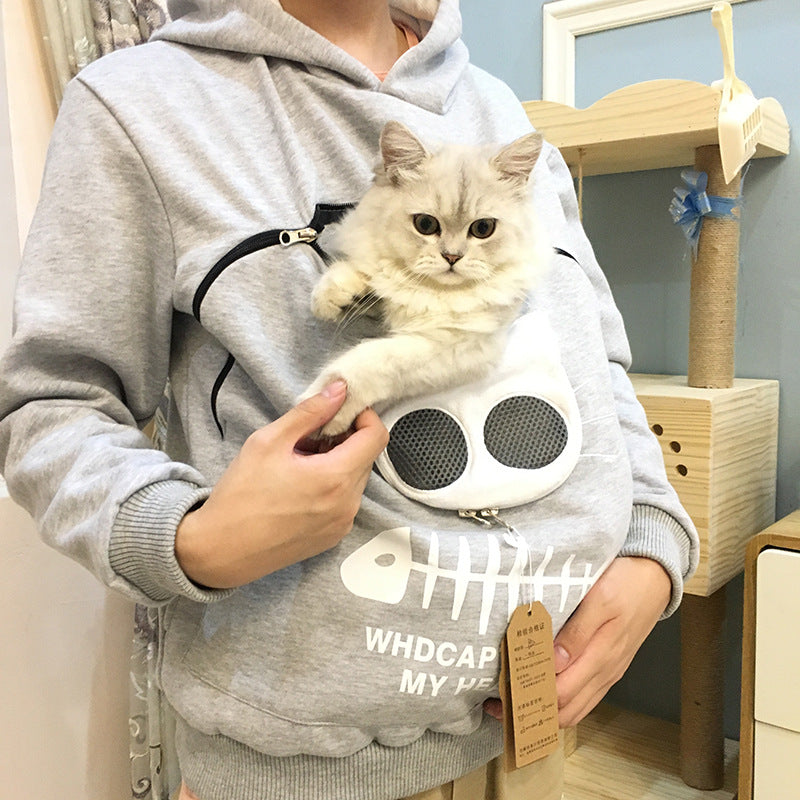 Katzenmotiv Tasche Katzen Outfit Sudadera con capucha