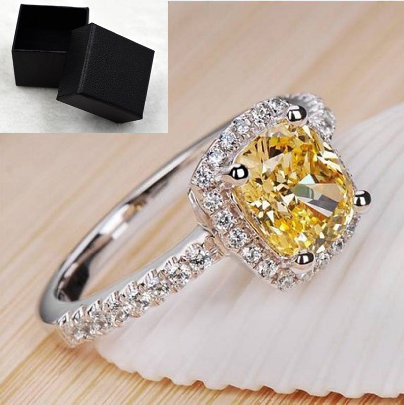 Trendiger Diamantring
