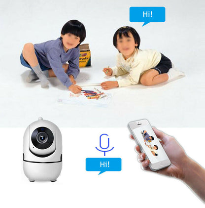 Wi-Fi enabled IP surveillance camera for home monitoring
