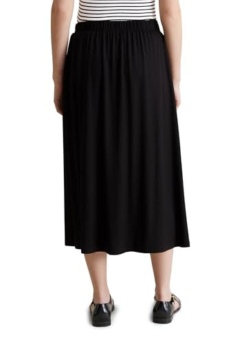 Marc O'Polo Denim Damen Jerseyrock mit Stretch-Anteil Relaxed Fit, Schwarz (Black)