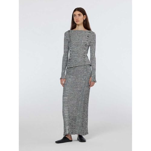 Scotch & Soda Damen Maxi Ribbed Knitted Skirt