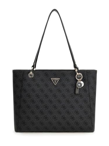 GUESS Noelle II Tote Coal Logo Woman