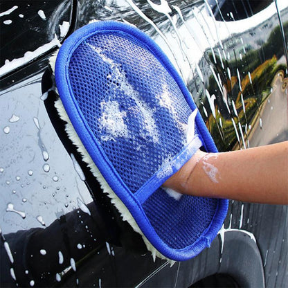 Handgefertigte Reinigungshandschuhe aus hochwertiger Kunstwolle