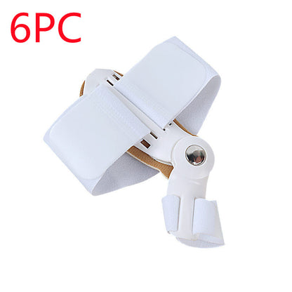 Hallux valgus corrector, toe correction cuffs made of plastic