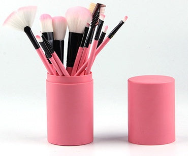 Rouge Lidschatten Wimpern Highlighter 12-teiliges Make-Up Pinselset