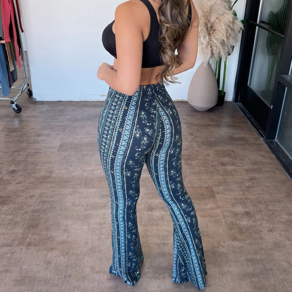 Hochelastische Bedruckte Hose