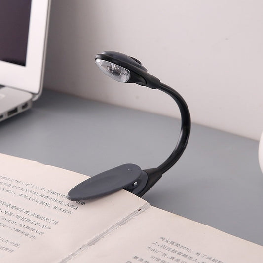 Mini LED book light for clipping on