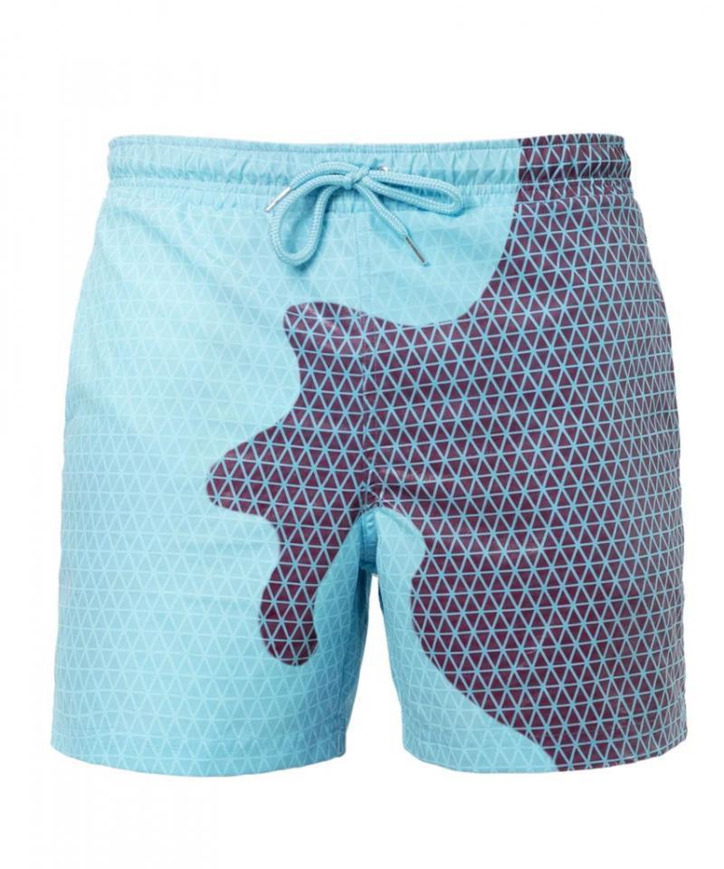 Magische Farbwechsel Schnelltrocknend Strand Badeshorts