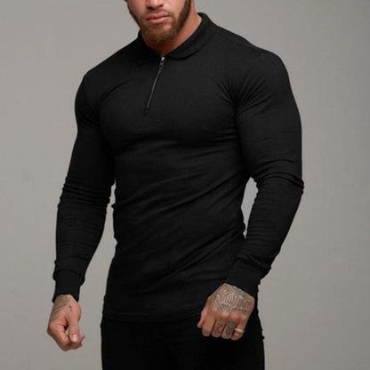 Langarm-Poloshirt