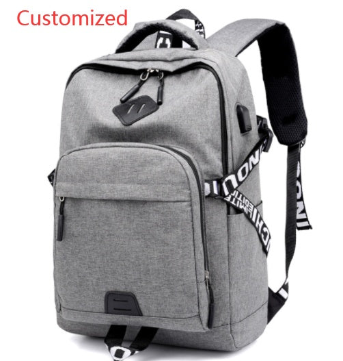 Laptop backpack with USB charging function 