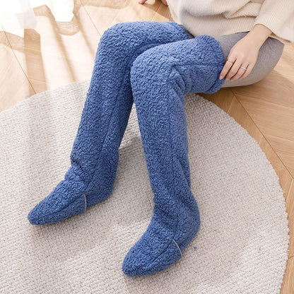 Overknee-Flauschig kältebeständige Socken