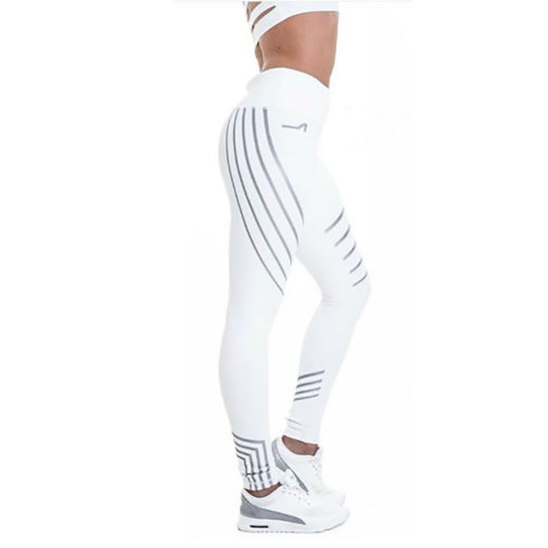 Reflektierende Gym-Yoga-Leggings