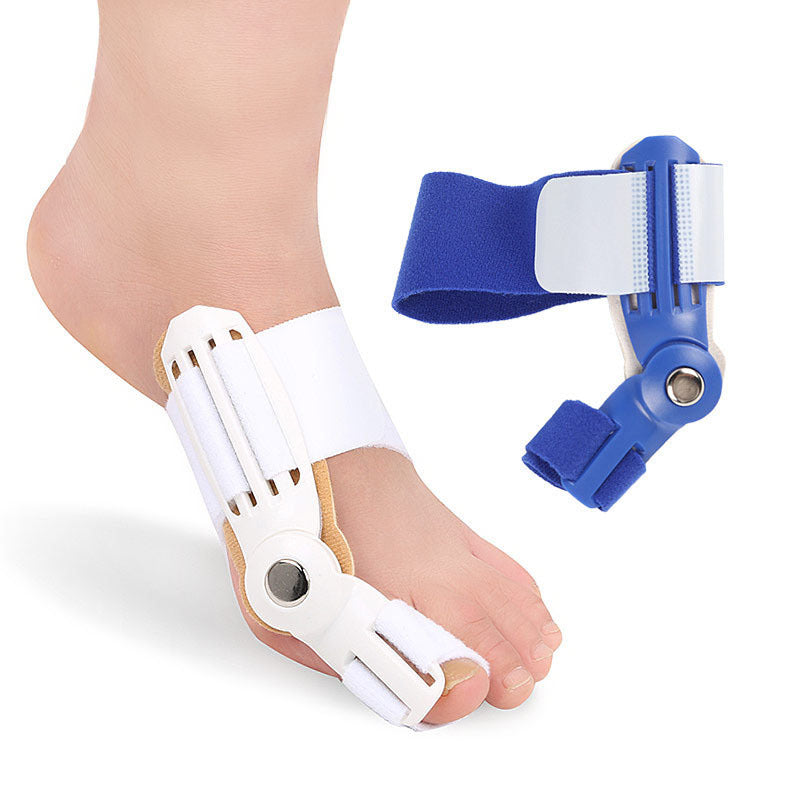 Hallux valgus corrector, toe correction cuffs made of plastic