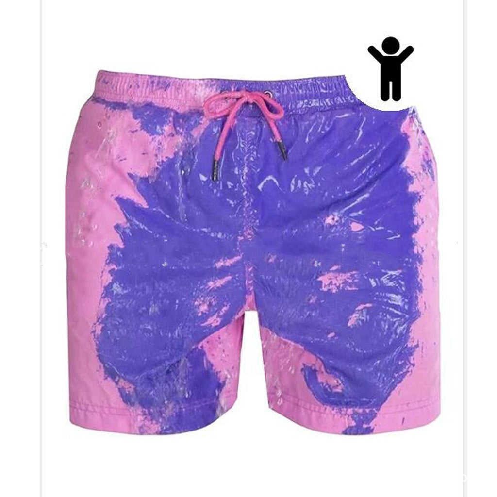 Magische Farbwechsel Schnelltrocknend Strand Badeshorts