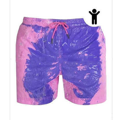 Magische Farbwechsel Schnelltrocknend Strand Badeshorts