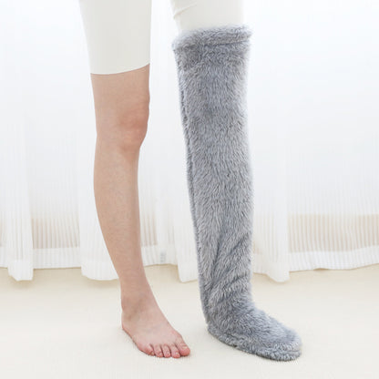 Overknee-Flauschig kältebeständige Socken