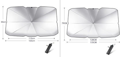 Protector UV Robusto Estabilizador Frontscheibenabdeckung Faltbarer Auto Sonnenschirm