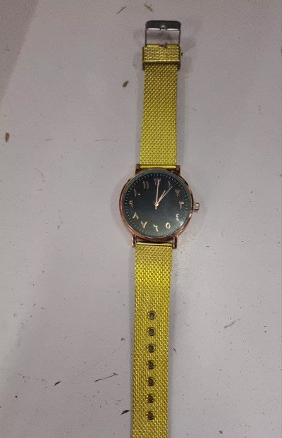 Fashionable Creative Quartz Digital Mesh Wristwatches