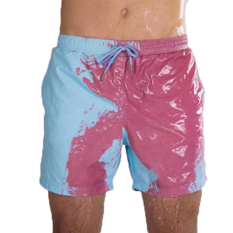 Magische Farbwechsel Schnelltrocknend Strand Badeshorts