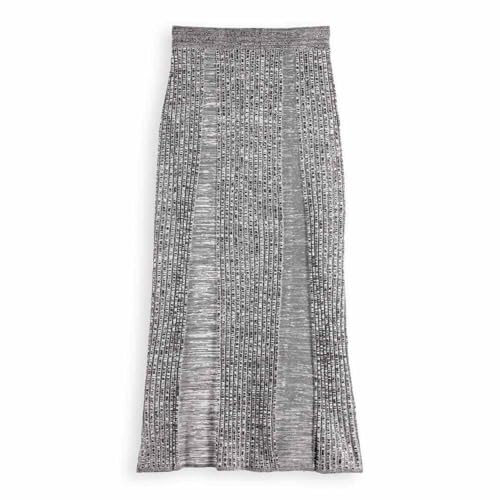 Scotch & Soda Damen Maxi Ribbed Knitted Skirt