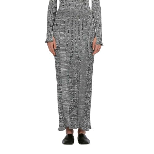 Scotch & Soda Damen Maxi Ribbed Knitted Skirt
