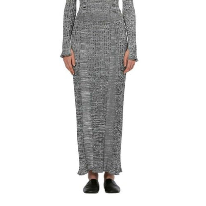 Scotch & Soda Damen Maxi Ribbed Knitted Skirt
