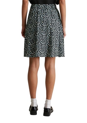 Marc O'Polo Denim Damen Minirock mit Gummizug A-Shape, Mehrfarbig (Dark Grey Multi 02), XXL