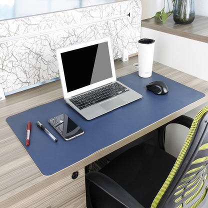 Oversized, double-sided mouse pad