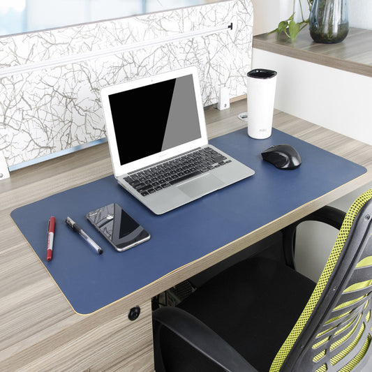 Oversized, double-sided mouse pad