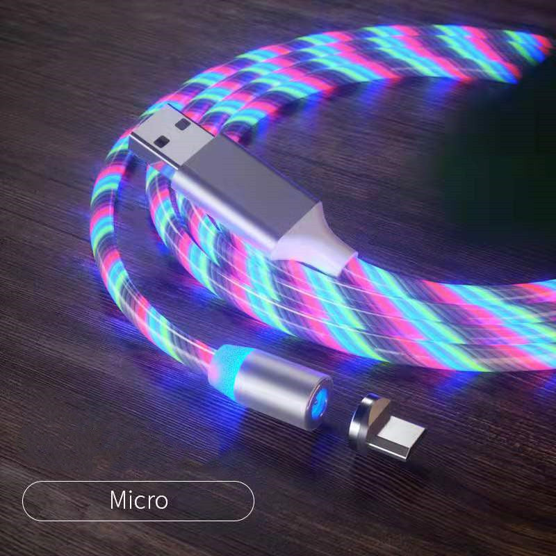 Magnetic charging cable, fast charging cable, Lightning cable, Micro-USB cable, LED magnetic charger, Type-C cable