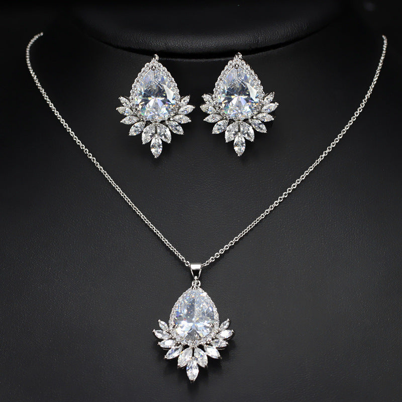AAA Jewelry Necklace Bridal Banquet Jewelry Set