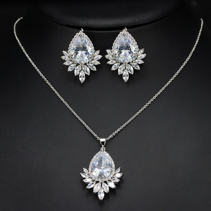 AAA Jewelry Necklace Bridal Banquet Jewelry Set