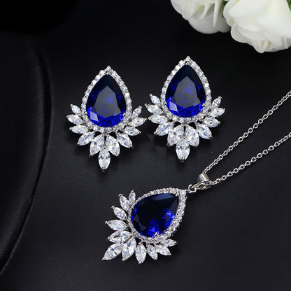AAA Jewelry Necklace Bridal Banquet Jewelry Set