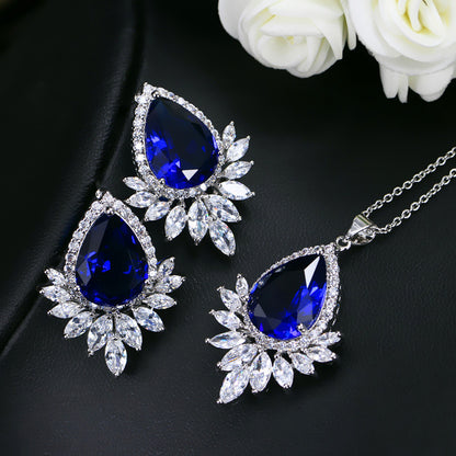 AAA Jewelry Necklace Bridal Banquet Jewelry Set