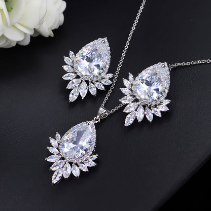 AAA Jewelry Necklace Bridal Banquet Jewelry Set