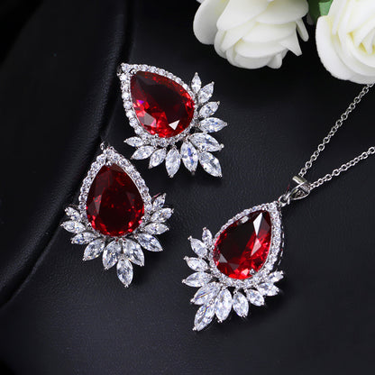 AAA Jewelry Necklace Bridal Banquet Jewelry Set