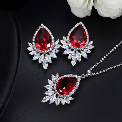AAA Jewelry Necklace Bridal Banquet Jewelry Set