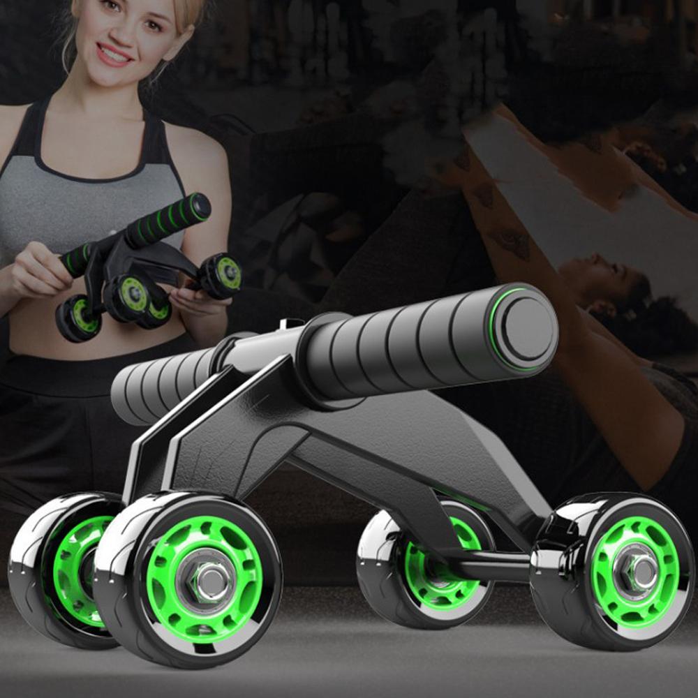 Heimtraining Fitnessgerät Vierrädriger Bauchmuskelroller