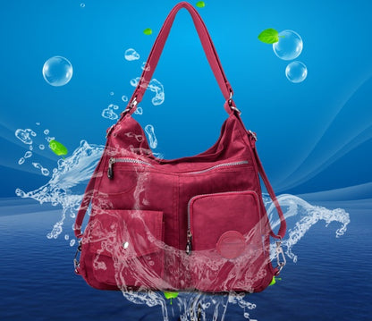Luxuriöse wasserdichte Bylon Stoff Schultertasche Tragetasche