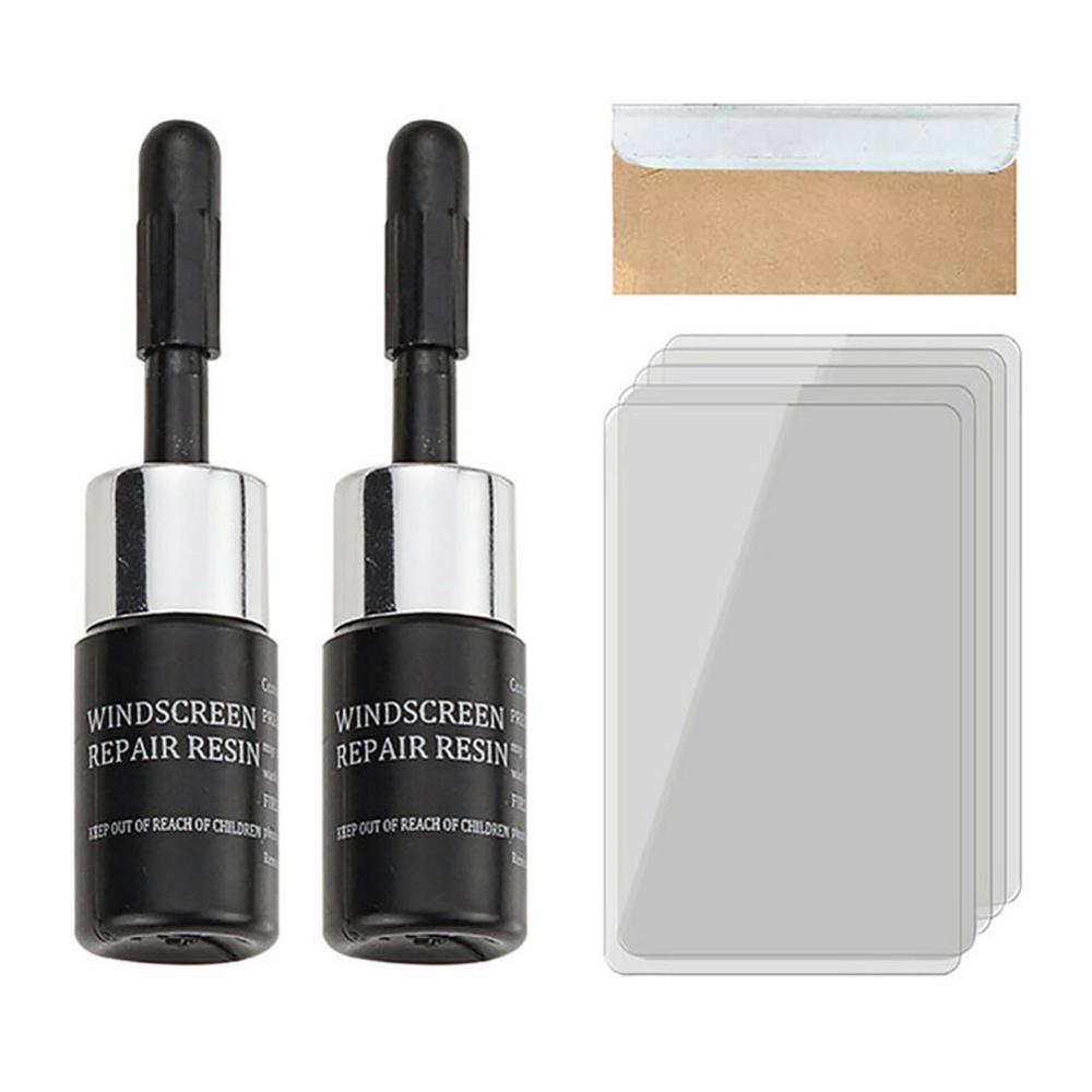 Tool set for repairing cracks and reducing liquid adhesive