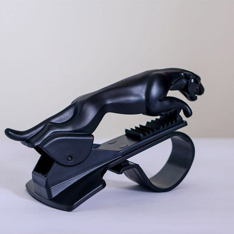 Car accessories, mobile phone holder, GPS stand, adjustable mobile phone, Jaguar design, 360 degrees 