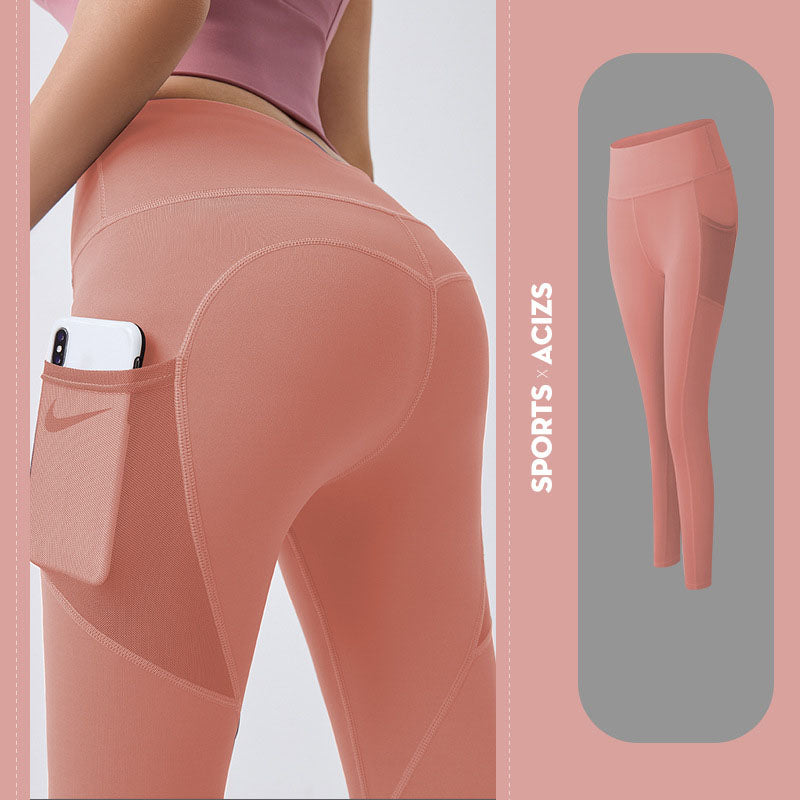 Yoga leggings for women with pockets, sports leggings for girls, gymnastics leggings for women, jogging tights with tummy control, fitness leggings for women