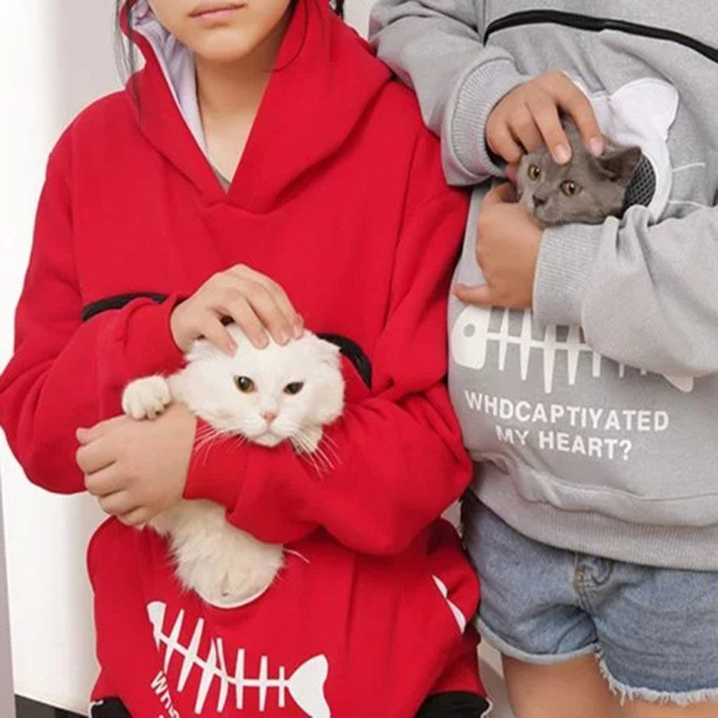 Katzenmotiv Tasche Katzen Outfit Sudadera con capucha