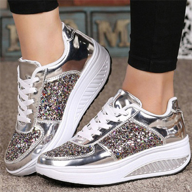 Zapatillas con lentejuelas