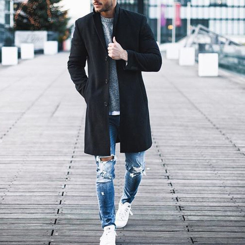 Modische Slim Fit Trenchcoats