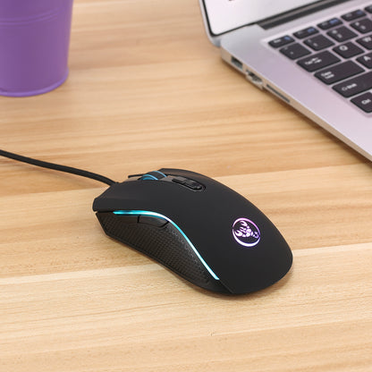 Teclado LED con cable para juegos USB 
