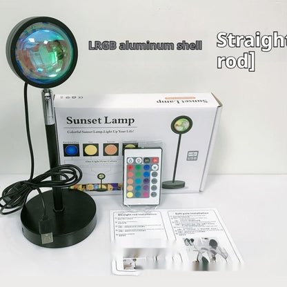 Sunset projection lamp, sunset projector, night light, wall decoration lighting