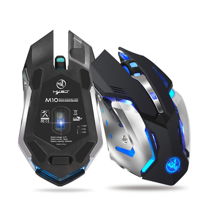 HXSJ Leuchtfunktion 2.4GPI Kabellose Ergonomisch Gaming Maus