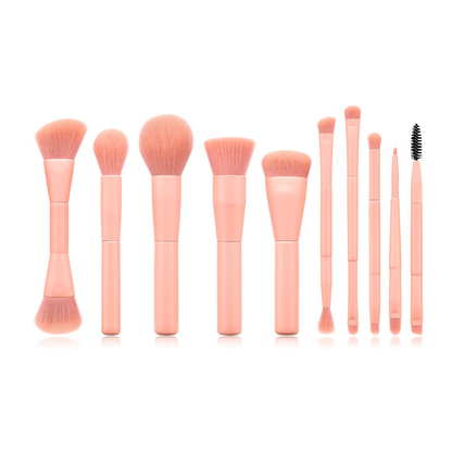 10-piece makeup brush set